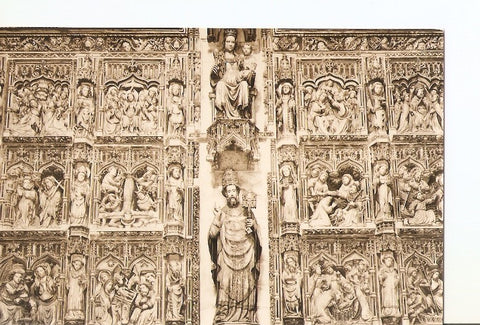 Postal 021388 : Retablo Santa Iglesia Catedral