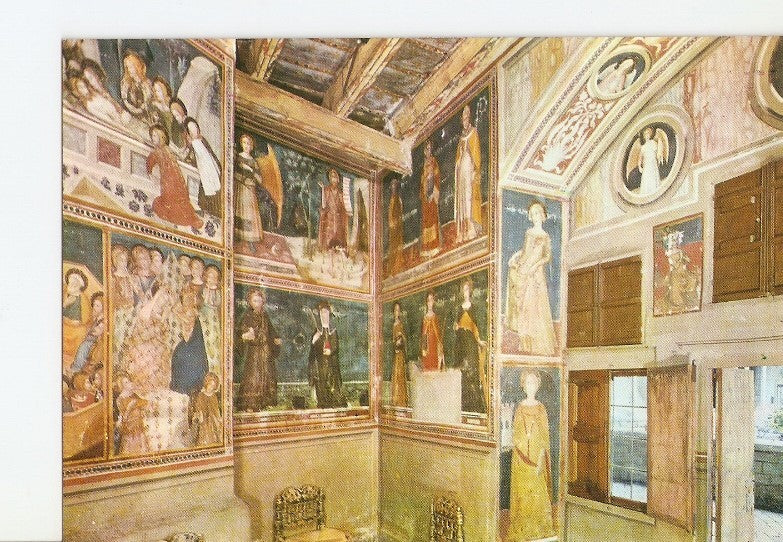 Postal 021392 : Decoracio de la Capella de Sant miquel, del claustre (1346)