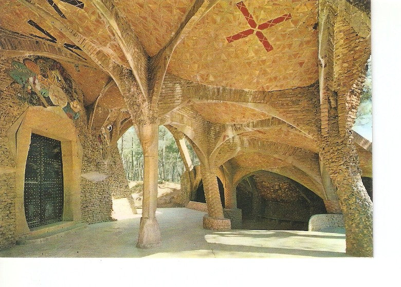 Postal 021399 : Cripa de la Colonia Güell; exterior