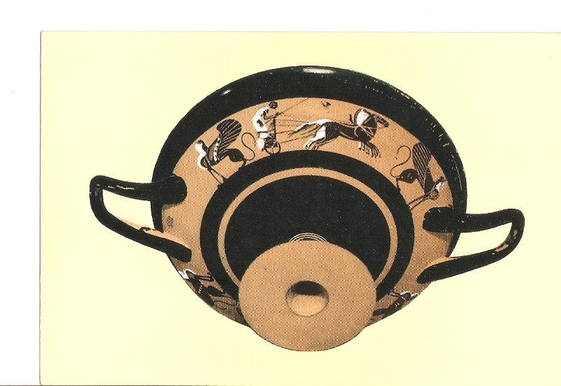Postal 021403 : Kylix aux dessins noirs dAttique