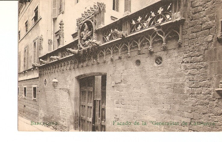 Postal 021435 : Facado de la Generalitat de Cataluna