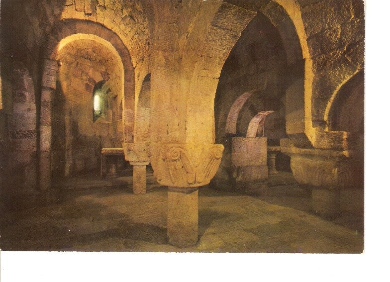 Postal 021458 : Cripta del Real  monasterio de Leyre