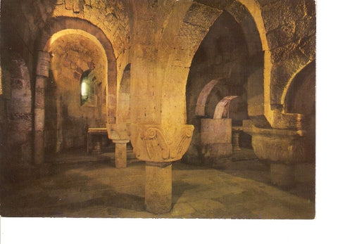 Postal 021458 : Cripta del Real  monasterio de Leyre