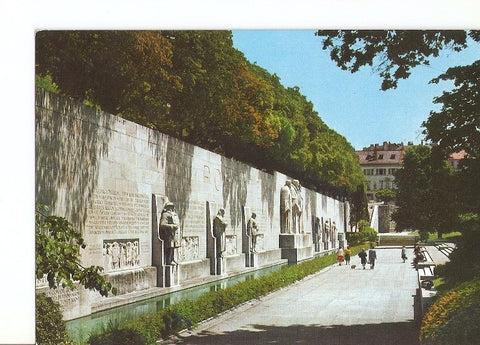 Postal 021490 : Reformation Wall and Boulevars Promenade