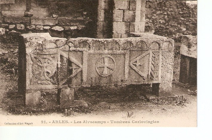Postal 021501 : Tombeau Carlovingien