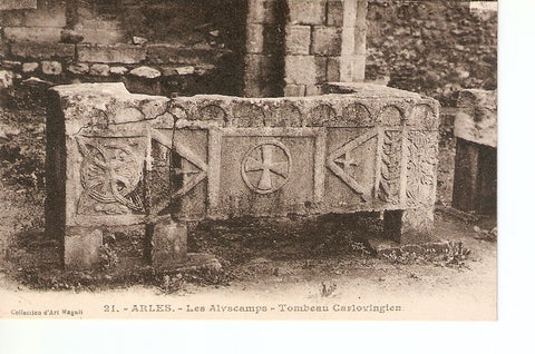 Postal 021501 : Tombeau Carlovingien