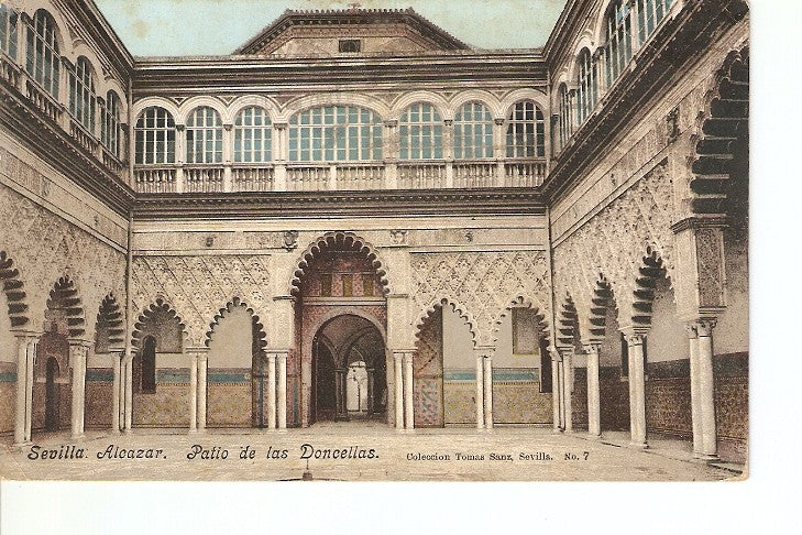 Postal 021522 : Patio de las Doncellas del Alcazar