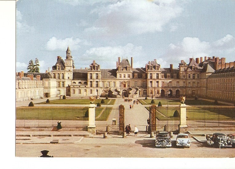 Postal 021535 : Façade du Château et Cour des Adieux