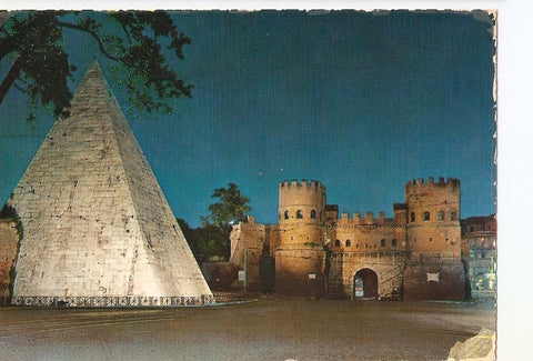 Postal 021538 : Porte St. Paul et Piramide Caio Cestio