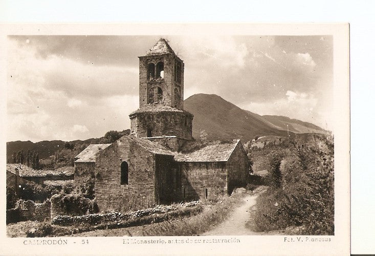 Postal 021553 : El monasterio antes de su reparacion