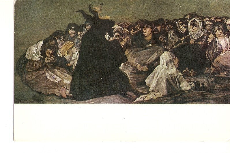 Postal 021568 : Aquelarre de Goya