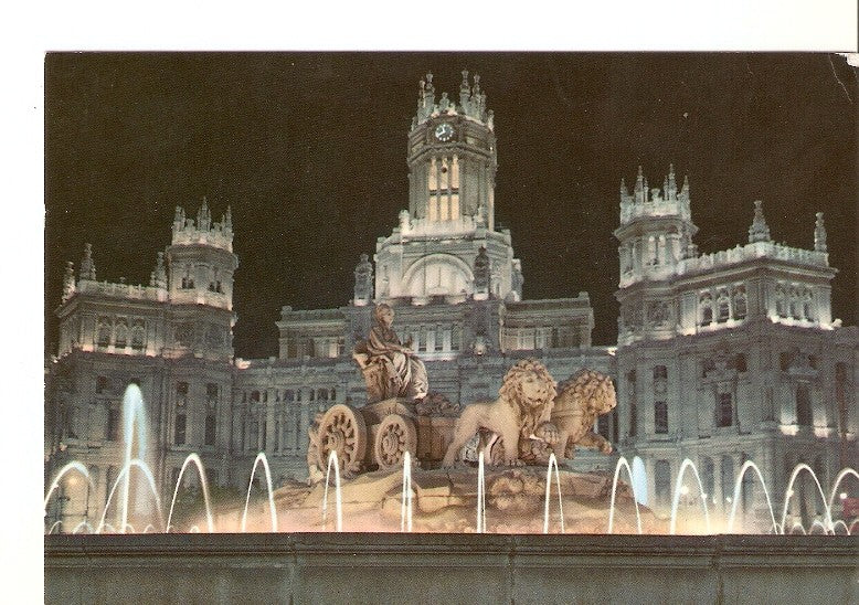 Postal 021598 : Fuente de la Cibeles y Palacio de Comunicaciones - Madrid