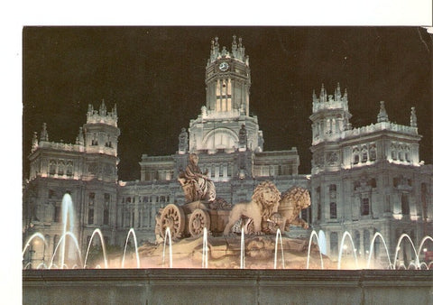 Postal 021598 : Fuente de la Cibeles y Palacio de Comunicaciones - Madrid