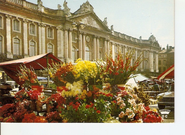 Postal 021601 : Le Marche aux Fleurs sur la Place du Capitole