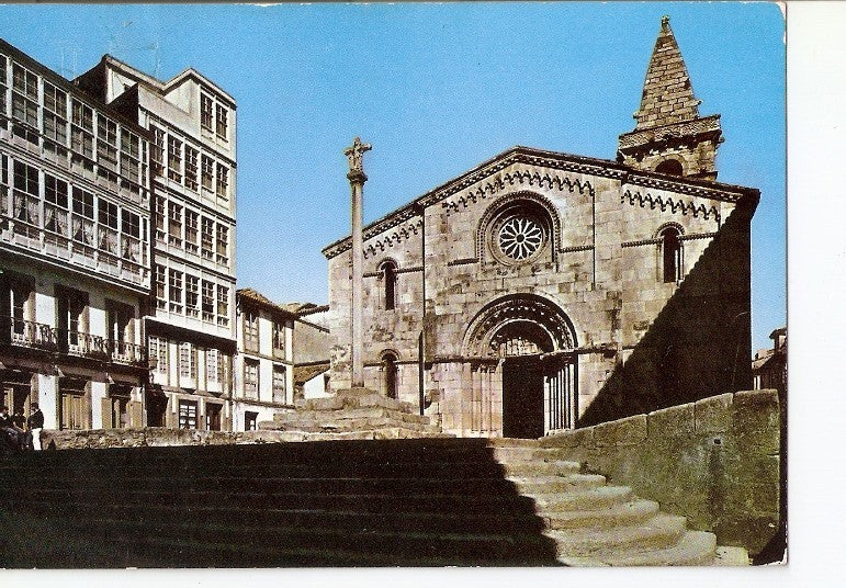 Postal 021606 : Colegiata de Santa Maria La Coruña