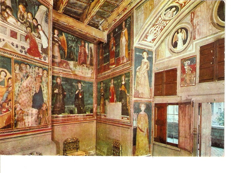 Postal 021610 : Decoracio de la Capella de Sant miquel, del claustre (1346)