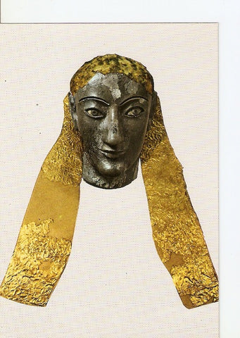 Postal 021648 : Head of an ivory and gold statue, probably of Apollo