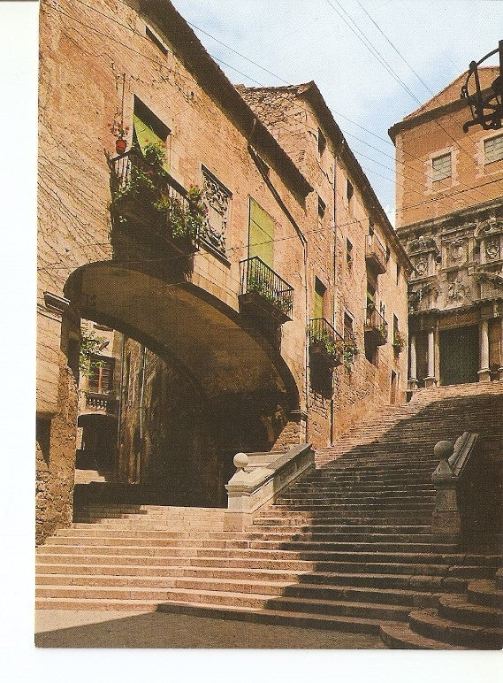 Postal 021661 : Bajada de Santo Domingo - gerona