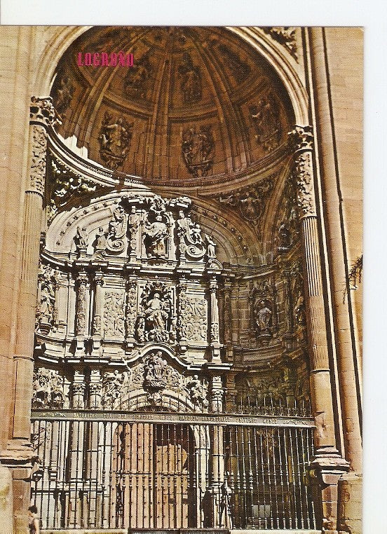 Postal 021663 : La Redonda, fachada principal - Logroño