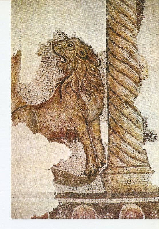 Postal 021688 : Daniel en la fosa de los leones