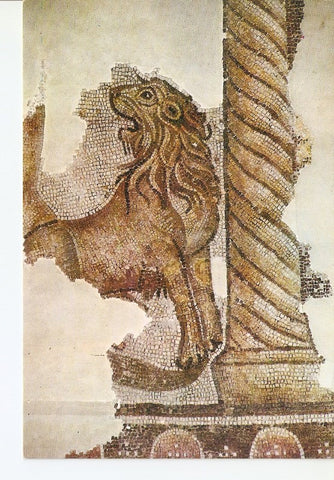 Postal 021688 : Daniel en la fosa de los leones