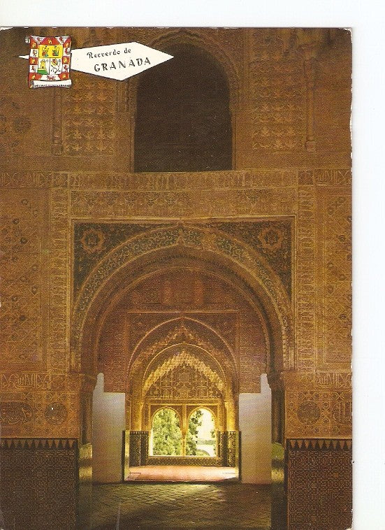 Postal 021703 : Mirador de Lindaraja, Alhambra - Granada