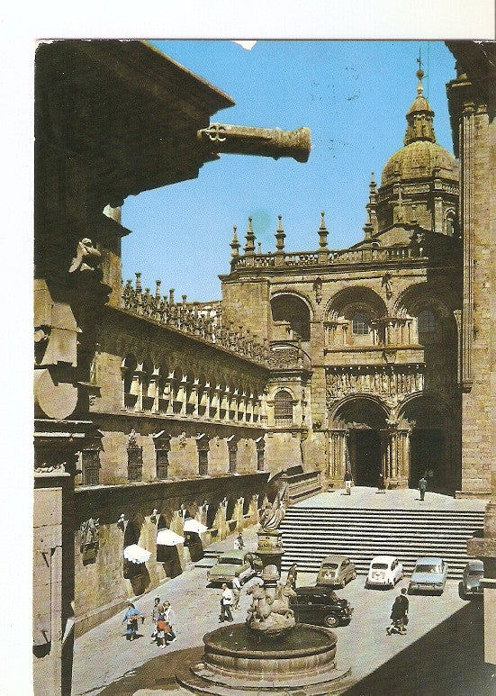 Postal 021708 : Plaza de las Platerias, catedral -  Santiago de Compostela