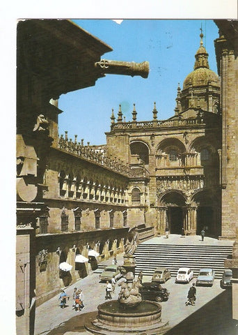 Postal 021708 : Plaza de las Platerias, catedral -  Santiago de Compostela