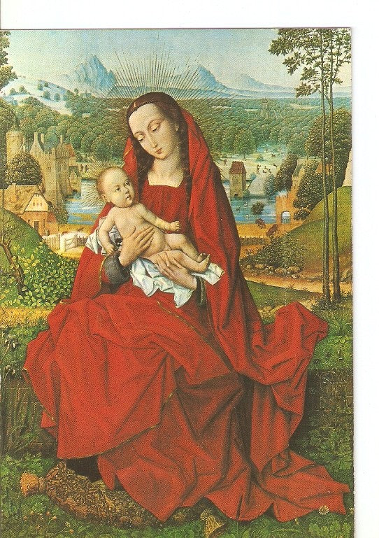 Postal 021715 : La virgen y el niño, s. XVI