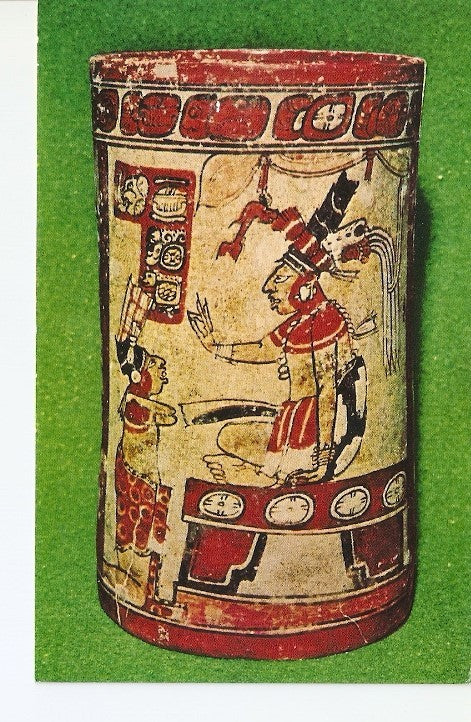 Postal 021719 : Vaso clasico Tardio 700 años d.C. Guatemala