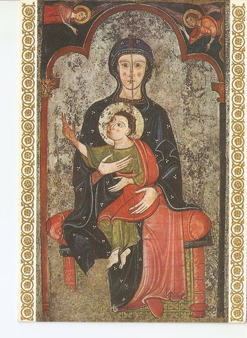 Postal 021725 : La virgen con el niño, Sigo XIII