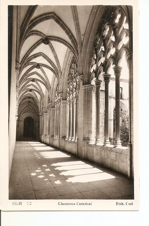 Postal 021735 : Claustros Catedral, Vich
