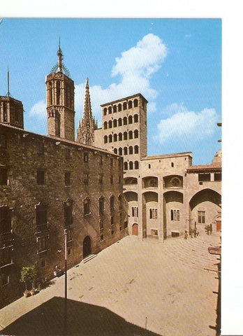 Postal 021737 : Plaza del Rey - Barcelona