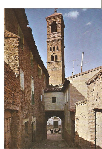 Postal 021753 : Calle del conde y Torre de la Magdalena - Tarazona