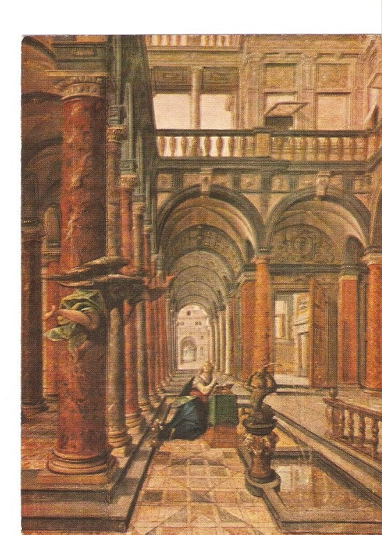 Postal 021832 : Die Verkündigung Mariae, Hans Vredeman de Vries
