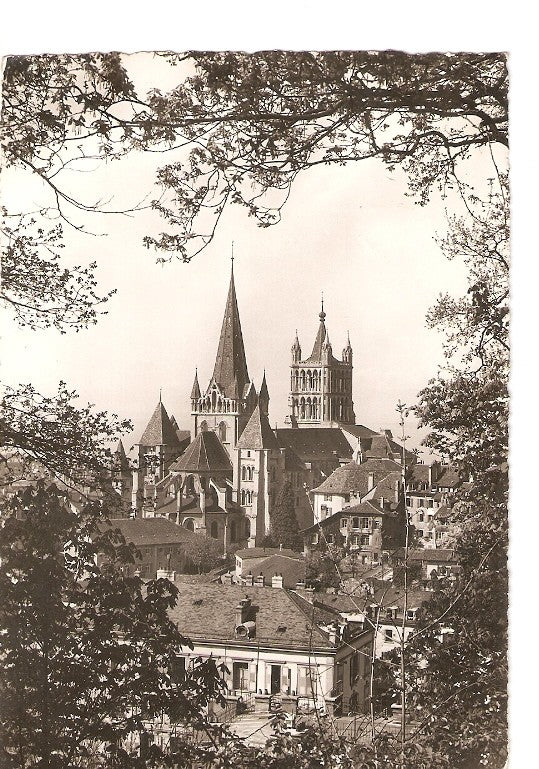 Postal 021854 : Lausanne La Cathedrale