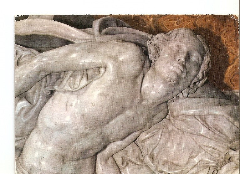 Postal 021855 : The Pietà, by Michelangelo in the Basica of St. Peter - Roma
