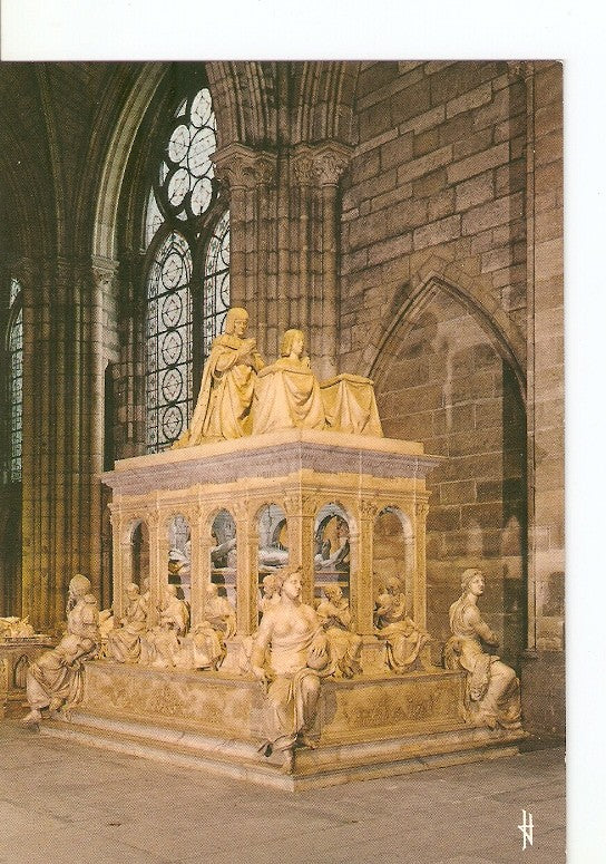 Postal 021860 : Tombeau de Louis XII et dAnne de Bretagne