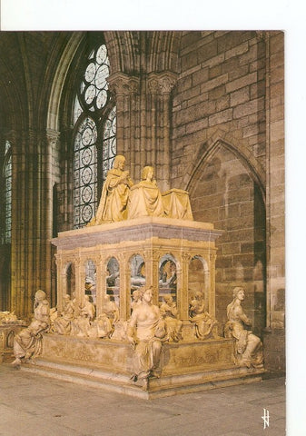 Postal 021860 : Tombeau de Louis XII et dAnne de Bretagne