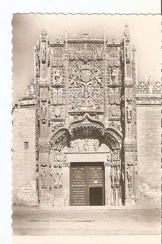 Postal 021877 : porta del Colegio de San Gregori, Valladolid