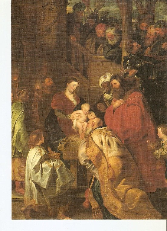 Postal 021894 : Ladoration des mages, Rubens Peter Paul