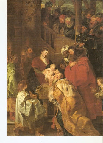 Postal 021894 : Ladoration des mages, Rubens Peter Paul
