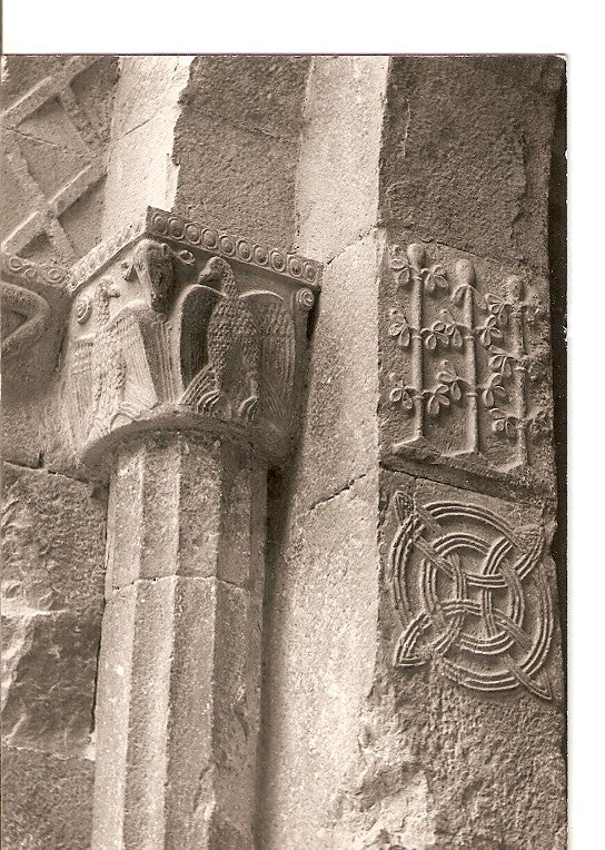 Postal 021924 : Portada San Pedro de Galligans s.XII - Gerona