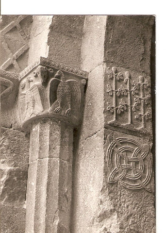 Postal 021924 : Portada San Pedro de Galligans s.XII - Gerona