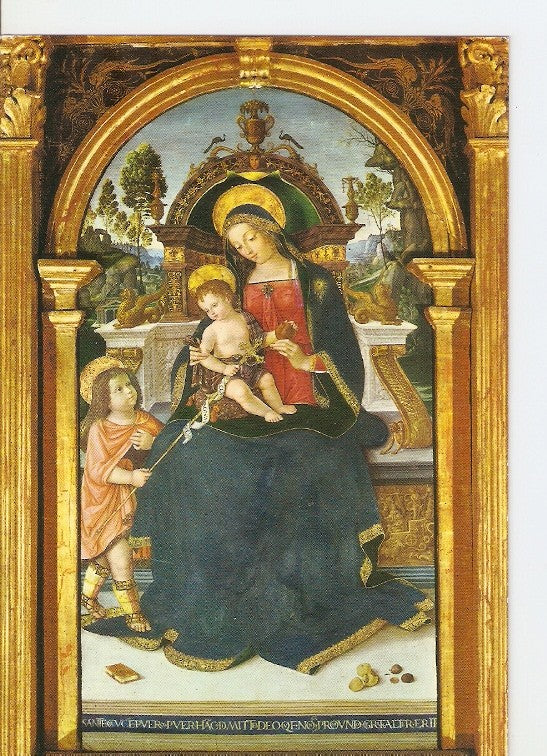 Postal 021942 : Altar piece of S. Anna