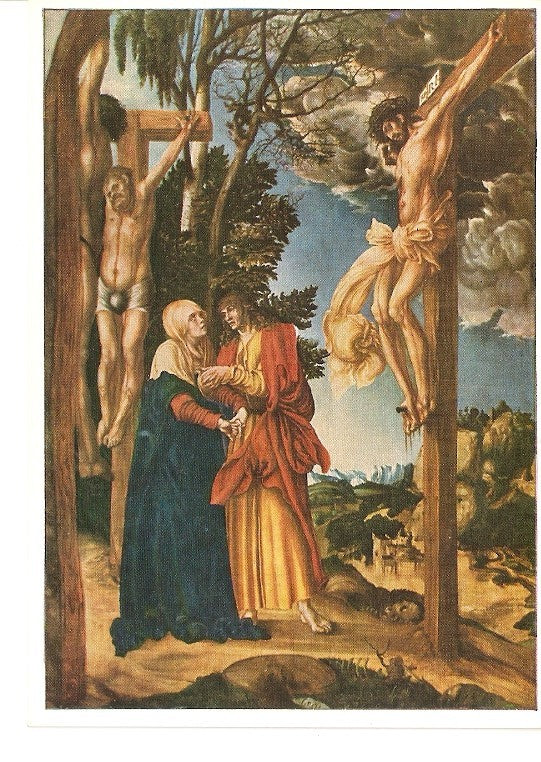 Postal 021946 : Christus am kreuz, Lukas Cranach