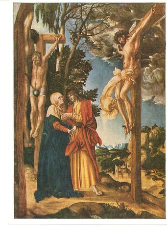 Postal 021946 : Christus am kreuz, Lukas Cranach