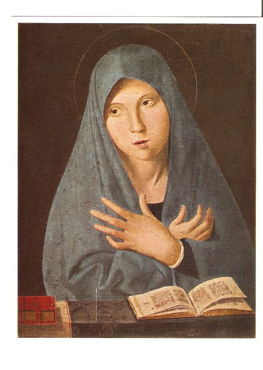 Postal 021953 : Maria der Verkündigung, Antonello da Messina