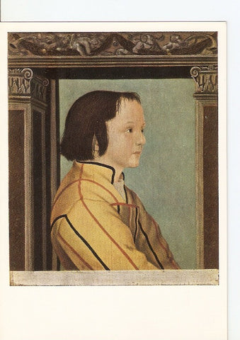 Postal 021957 : Portrait of a boy with brown hair, Ambrosius Holbein