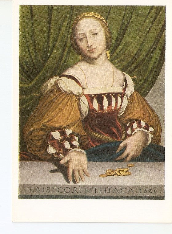 Postal 021958 : Laïs von Korinth, 1526. Hans Holbein